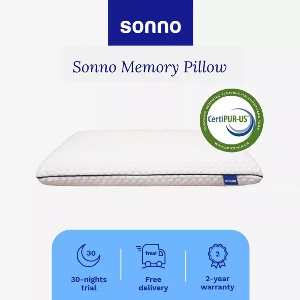 Sonno Memory Foam Pillow best pillow singapore