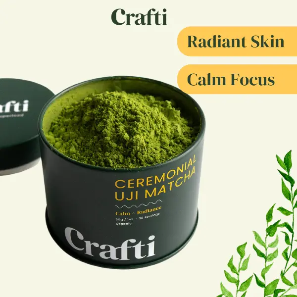 crafti ceremonial matcha powder