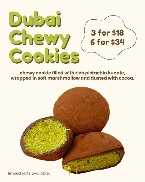 fuggly bakes dubai chewy cookie singapore