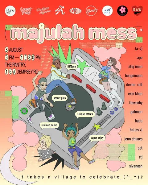 Catch local acts at Majulah Mess