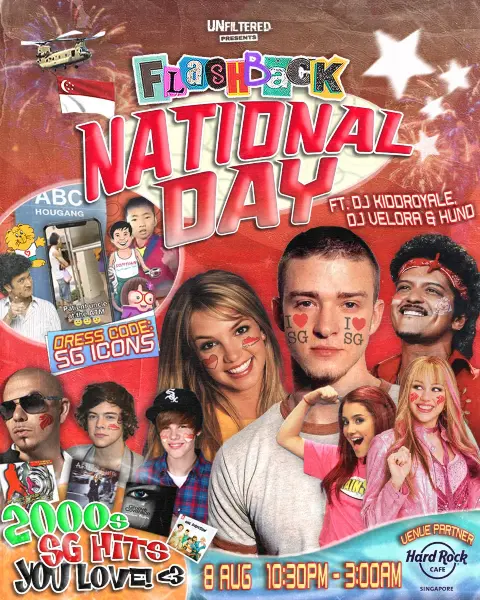 Party to 2000s hits at the Flashback National Day Party