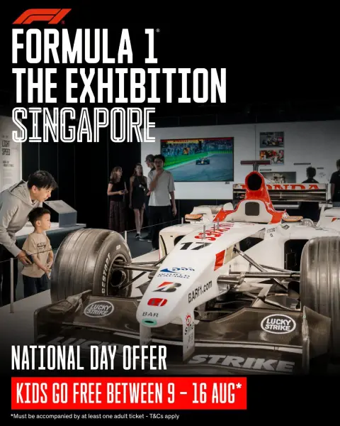 Race through motorsport history at the F1 Exhibition Singapore