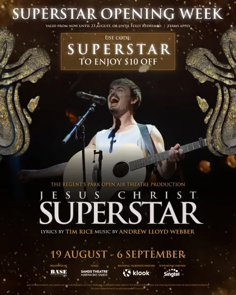 Catch Jesus Christ Superstar at Sands Theatre
