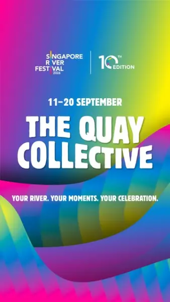 Follow the lights and performances at Singapore River Festival