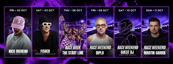 Party with Diplo, Anyma and Martin Garrix at MARQUEE Singapore